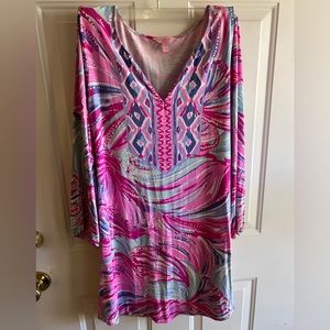 Women’s Lilly Pulitzer Long Sleeve Jersey Dress Sz L